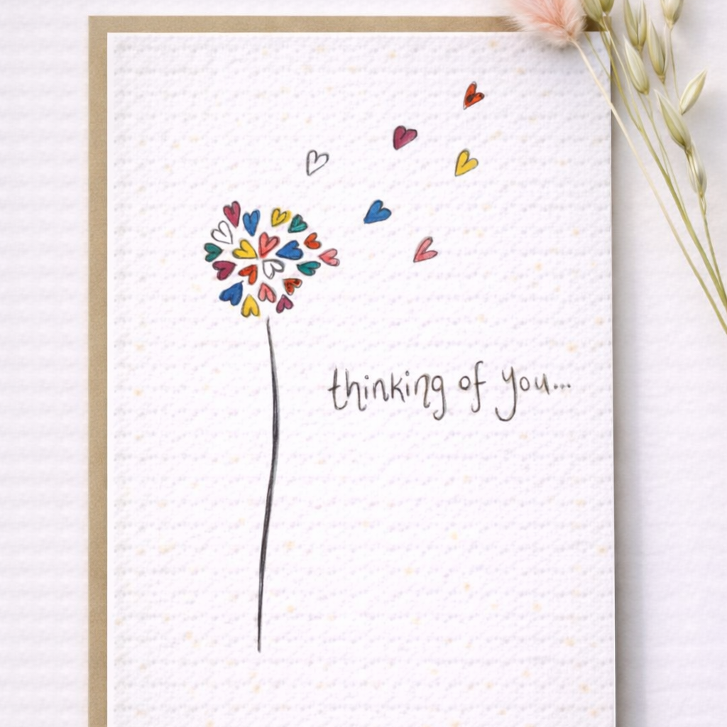 Seed Greeting Cards – Plantable Eco-Friendly Cards That Grow into Wildflowers, Thinking Of You