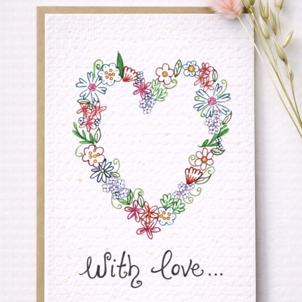 Seed Greeting Cards – Plantable Eco-Friendly Cards That Grow into Wildflowers, Thinking Of You