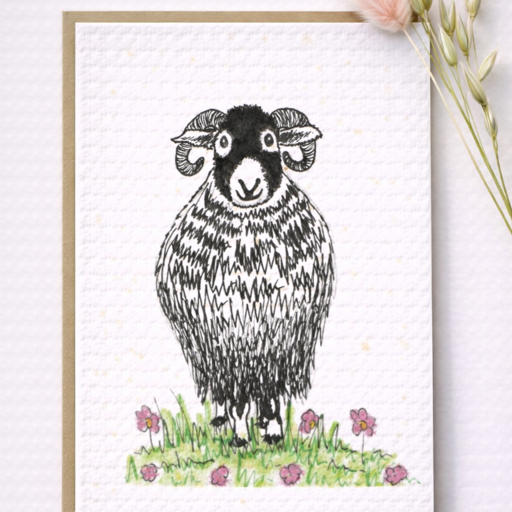 Seed Greeting Cards – Plantable Eco-Friendly Cards That Grow into Wildflowers, Ewe