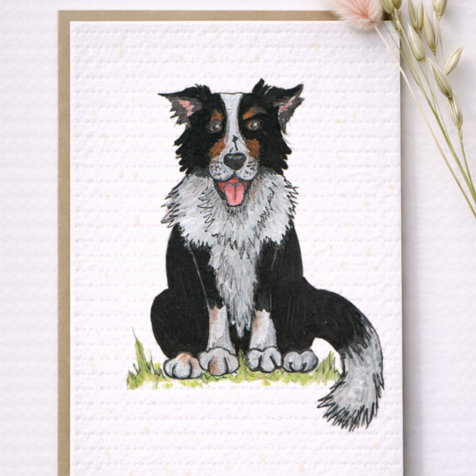 Seed Greeting Cards – Plantable Eco-Friendly Cards That Grow into Wildflowers, Casper The Collie