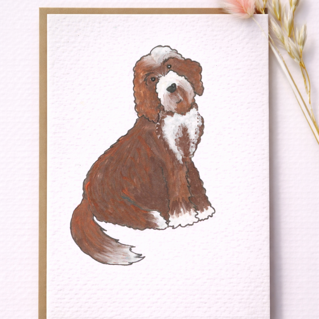 Seed Greeting Cards – Plantable Eco-Friendly Cards That Grow into Wildflowers, Luna The Labradoodle