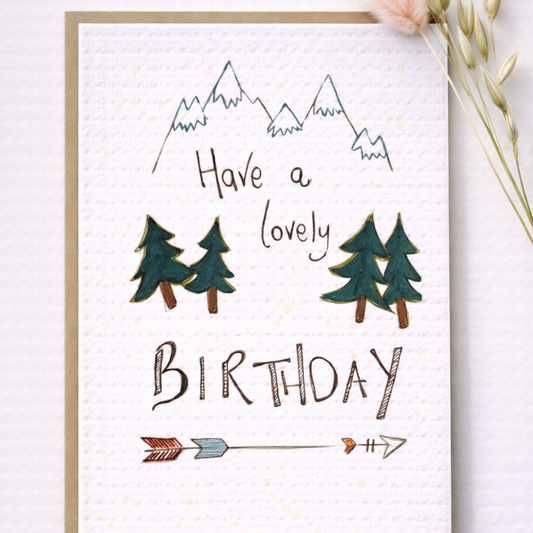 Seed Greeting Cards – Plantable Eco-Friendly Cards That Grow into Wildflowers, Happy Birthday