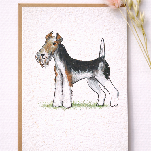 Seed Greeting Cards – Plantable Eco-Friendly Cards That Grow into Wildflowers, Lola The Fox Terrier